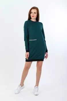 Туника трикотажная Рената (зеленая)