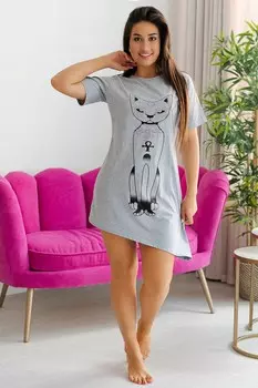 Туника трикотажная Ренди (серая)