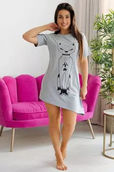 Туника трикотажная Ренди (серая) рр