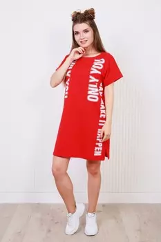 Туника трикотажная Реплика (красная)