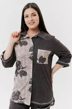 Туника трикотажная Рикардо (коричневая)