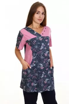 Туника трикотажная Роксана (абстракция) рр