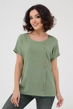 Туника трикотажная Сауле (оливковая)