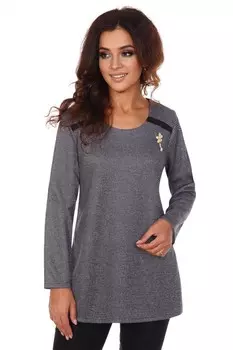 Туника трикотажная Саксония (серая)