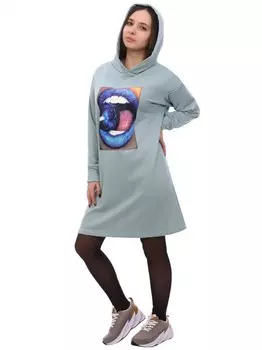 Туника трикотажная Серафима (мятная)