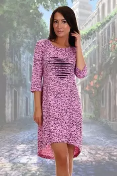 Туника трикотажная Шахерезада (розовая) рр