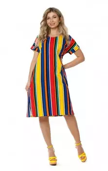 Туника трикотажная Шерон (радуга)