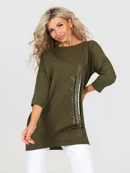 Туника трикотажная Сильва (хаки)