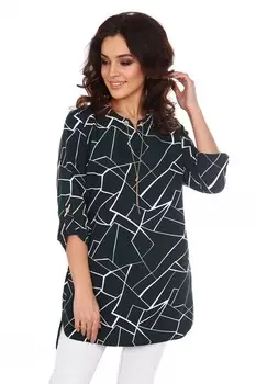 Туника трикотажная Симона (изумрудно-зеленая) рр