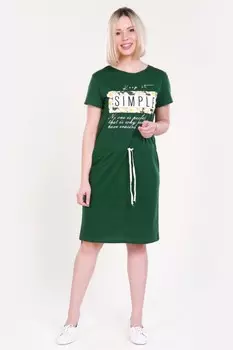 Туника трикотажная Симпл (зеленая) рр