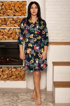 Туника трикотажная Синьерита (фрукты)