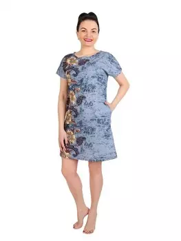 Туника трикотажная Синти (голубая) рр