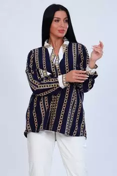 Туника трикотажная Скилар (синяя)