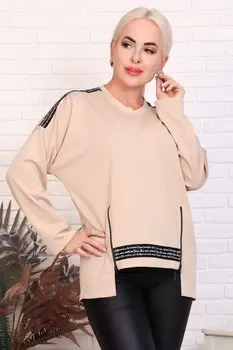 Туника трикотажная Софа (бежевая) рр