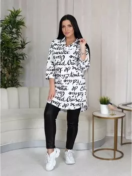 Туника трикотажная Тэффи (белая) от