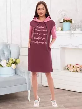 Туника трикотажная Томони (бордовая)