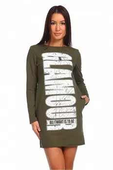 Туника трикотажная Трейн (хаки) рр