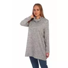 Туника трикотажная Узел (серая)