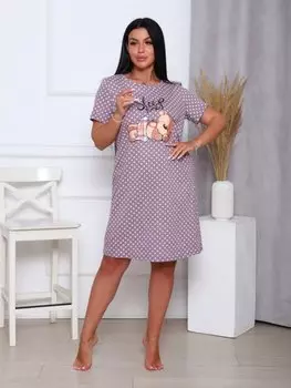 Туника трикотажная Варида (кофе)