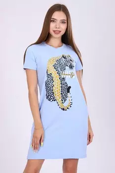 Туника трикотажная Велсон (голубая)