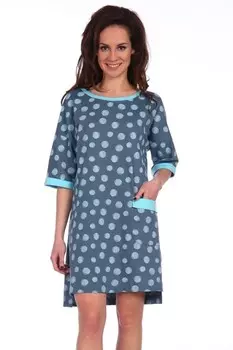 Туника трикотажная Вивиана (синяя)