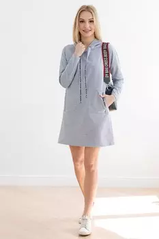 Туника трикотажная Владилена (серая)