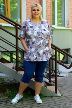 Туника трикотажная Завия (листопад) рр