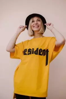 Туника трикотажная Жизель (желтая) рр