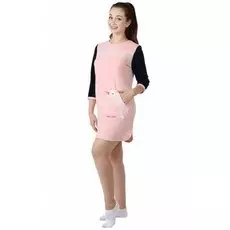 Туника велюровая Пингвин (розовая)