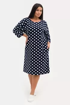 Туника велюровая Вайона (темно-синяя) рр