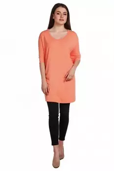 Туника вискозная Августа (персиковая)
