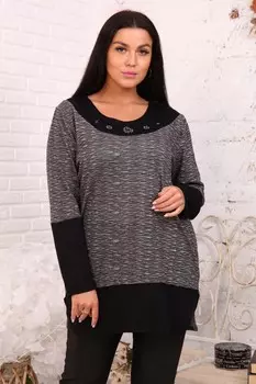 Туника вискозная Бони (коричневая) рр