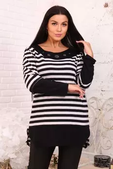 Туника вискозная Бони (полоса)