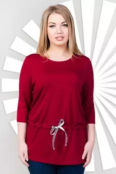 Туника вискозная Джейн (винная)