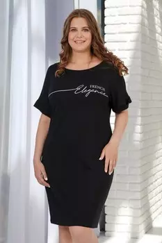 Туника вискозная Финола (черная)