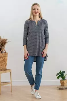 Туника вискозная Хезер (узор)