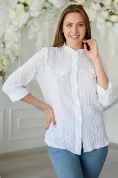 Туника вискозная Лесси (белая)