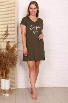 Туника вискозная Рета (хаки)