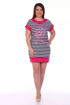 Туника вискозная Розабель (малиновая)