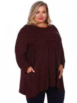 Туника вискозная Совершенство (бордовая)