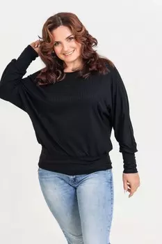 Туника вискозная Здравка (черная)