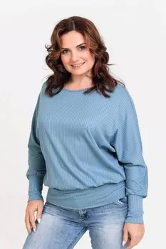 Туника вискозная Здравка (голубая)