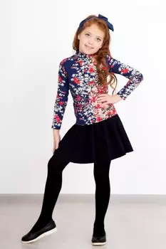 Водолазка детская Милашка (синяя) рр