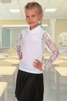 Водолазка детская Нона (белая) рр