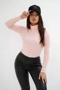 Водолазка трикотажная Анели (розовая)