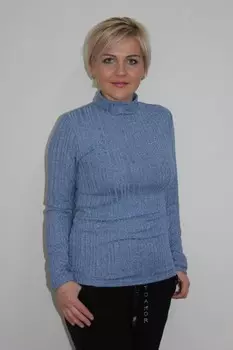 Водолазка трикотажная Ариана (голубая)
