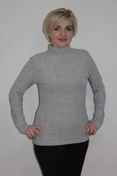 Водолазка трикотажная Ариана (серая)