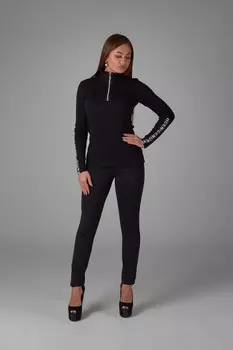 Водолазка трикотажная Дэнила (черная)