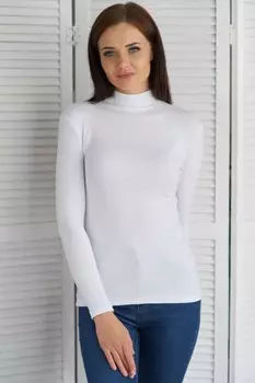 Водолазка трикотажная Евгения (белая)