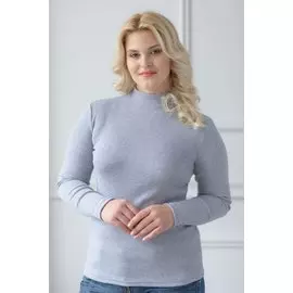 Водолазка трикотажная Евгения (серая)